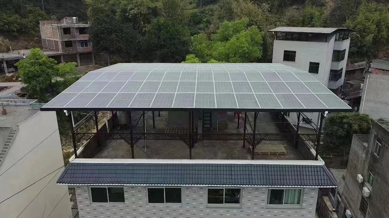 金昌15kw+10kwh自建别墅家庭光伏储能系统